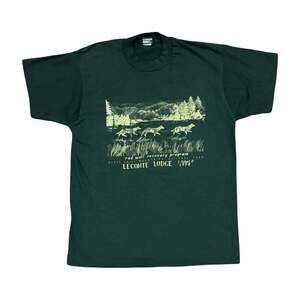 Vintage 1994 Red Wolf Recovery Program Single Stitch Tshirt Size Large